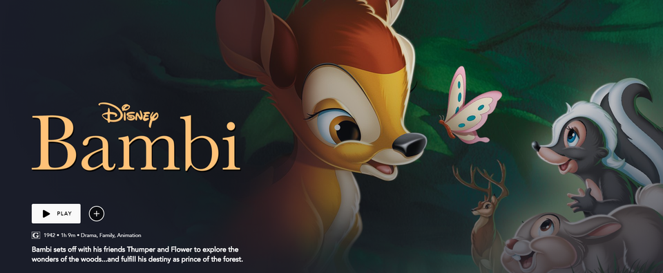 บทวิจารณ์ย้อนอดีตของ Disney's Bambi: A Timeless Classic
